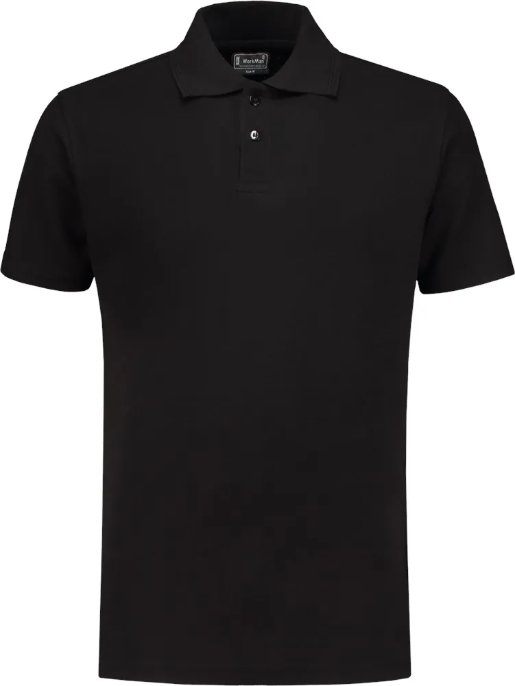 WORKMAN POLOSHIRT ZWART MAAT: 2XL